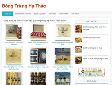 Tablet Screenshot of dongtrunghathao.net